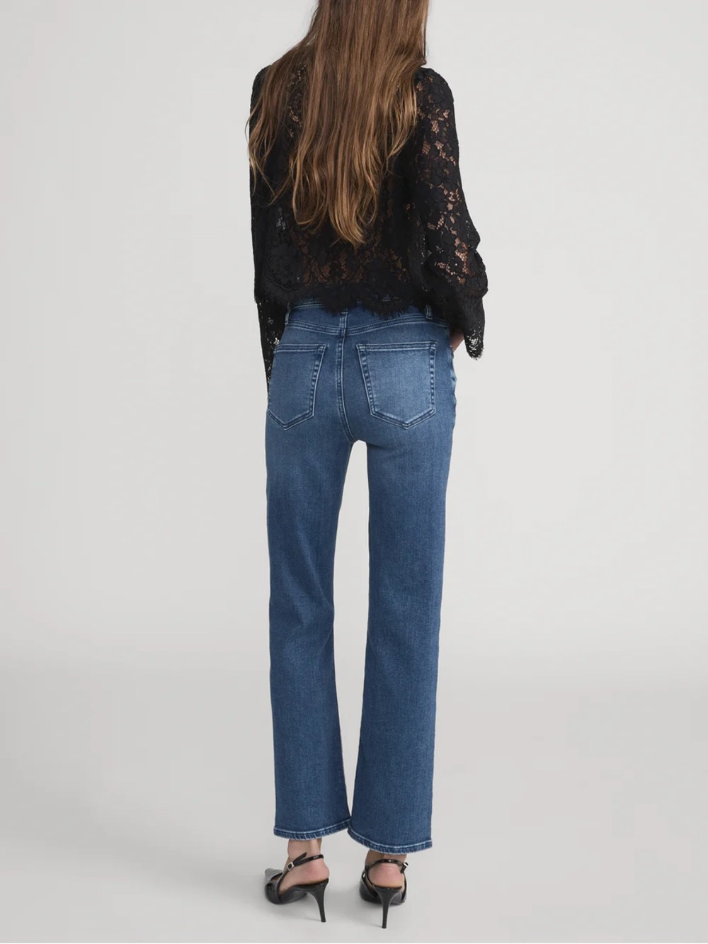 Frame Le Sleek Straight Jeans - Picture 3 of 7